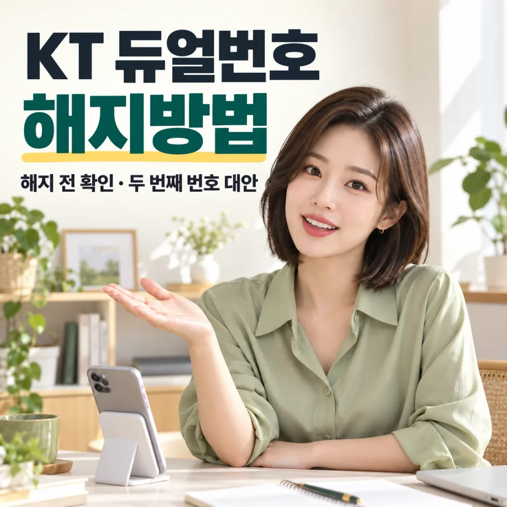 KT 듀얼번호 해지 방법