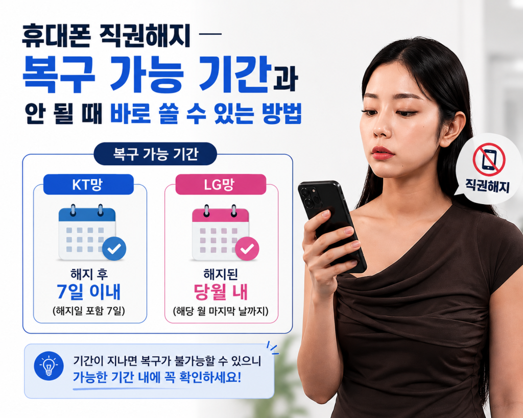 핸드폰 직권해지