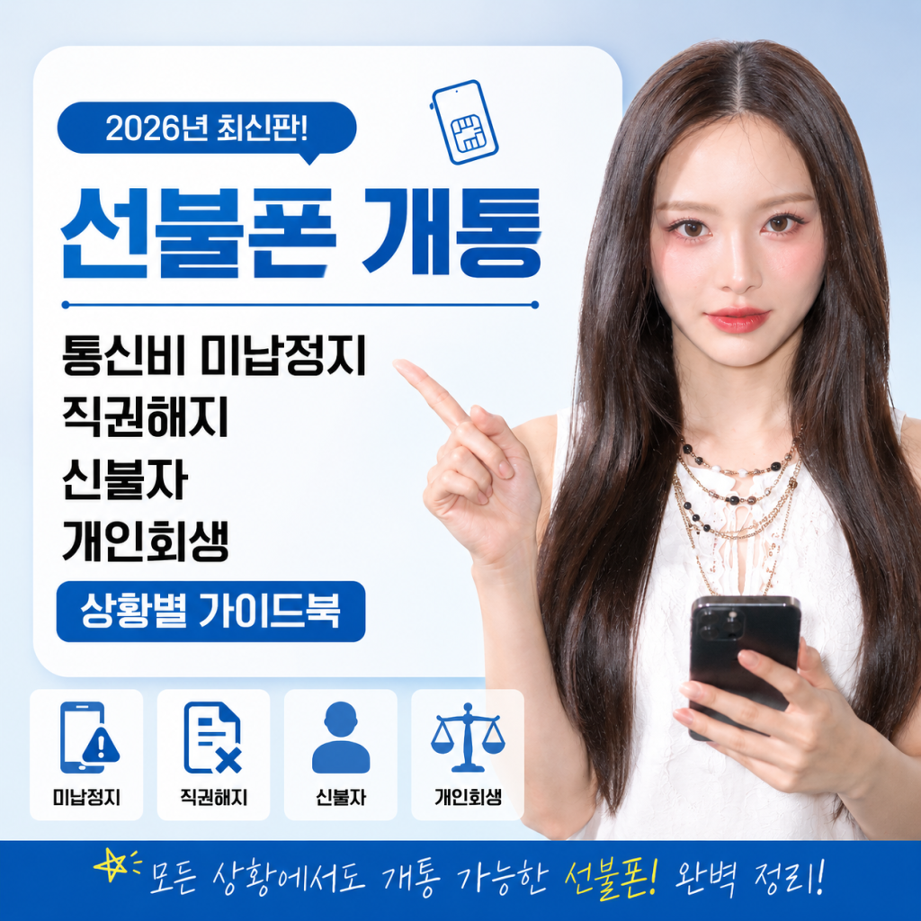 선불폰 개통