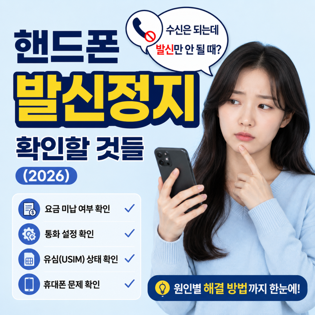 핸드폰 발신정지