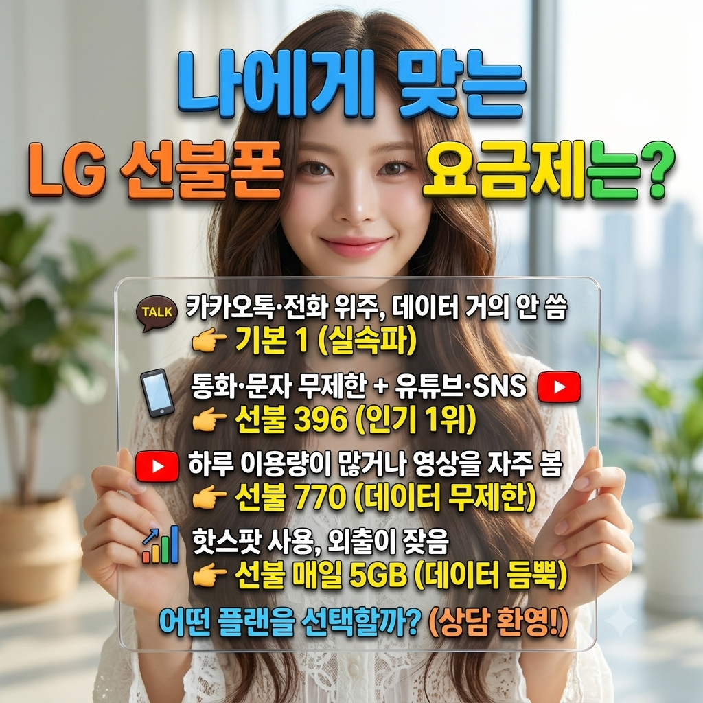 LG 선불폰 요금제