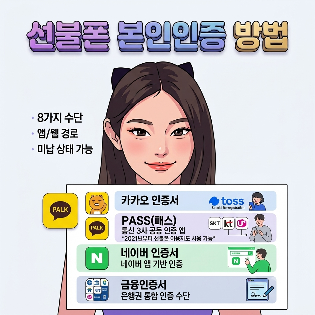 선불폰 본인인증 방법