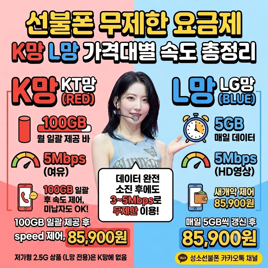 선불폰 무제한 요금제