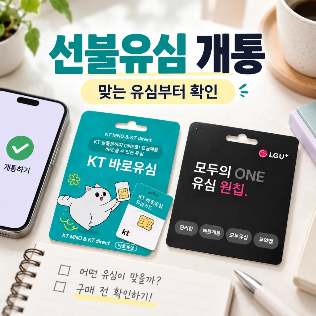 편의점선불유심 어디서 살까? 구매처와 구입 전 확인사항 — 안내 이미지 1